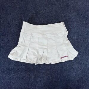 BDG Urban Outfitters Skirt Womens Medium White Pleated Mini BDG Jeans Y2K Indie